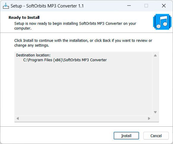 Install SoftOrbits Video Converter Download..
