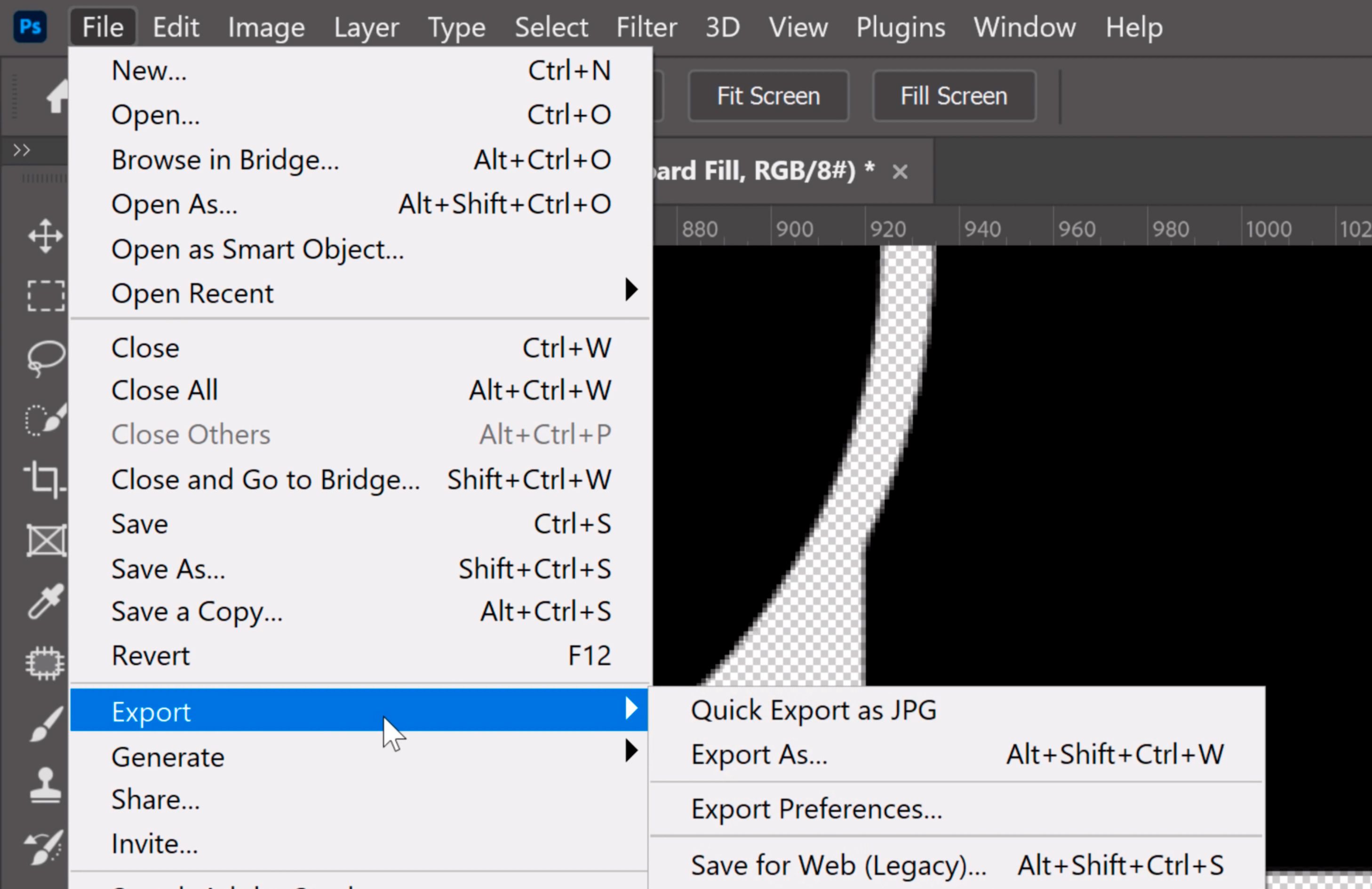 How to remove gif background in photoshop..