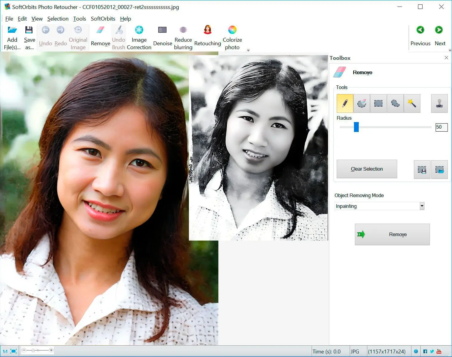 Photo Retoucher Screenshot.