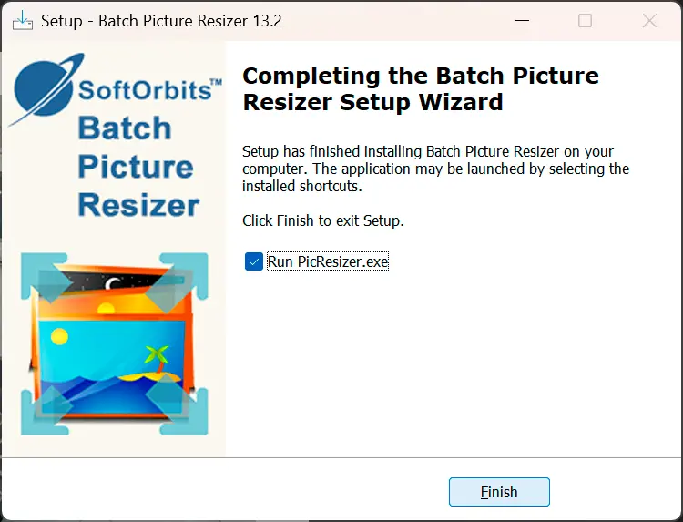  Batch Picture Resizer main window for DNG to JPG conversion..
