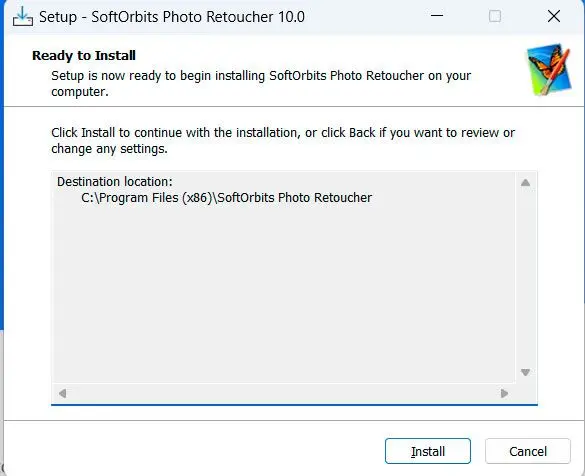 Download and Install SoftOrbits Photo Retoucher..