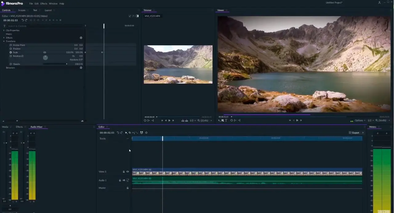 Filmora PRO screenshot..