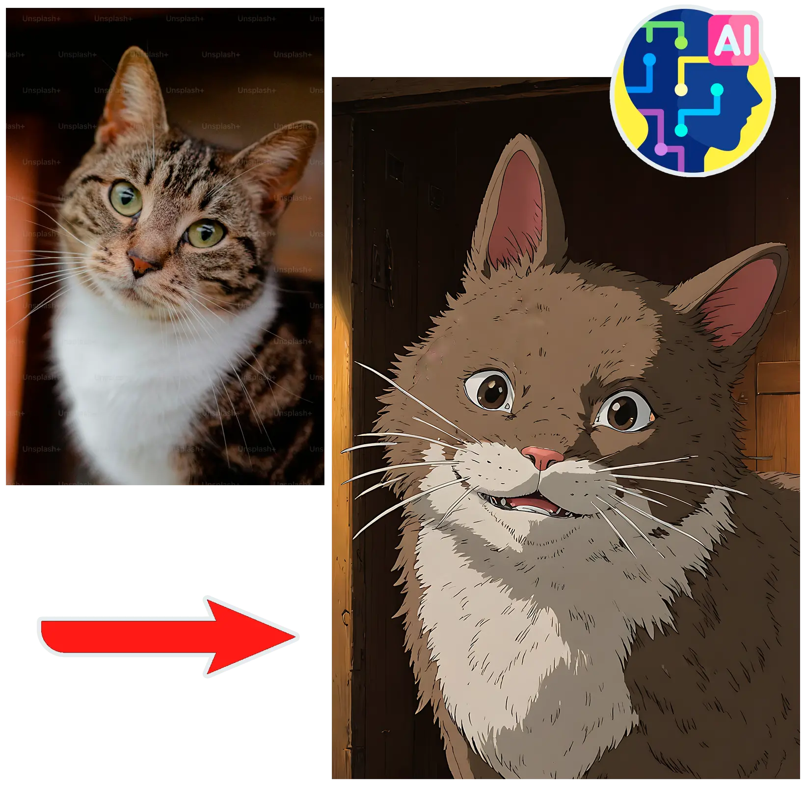 Convert Any Image to Ghibli Style.