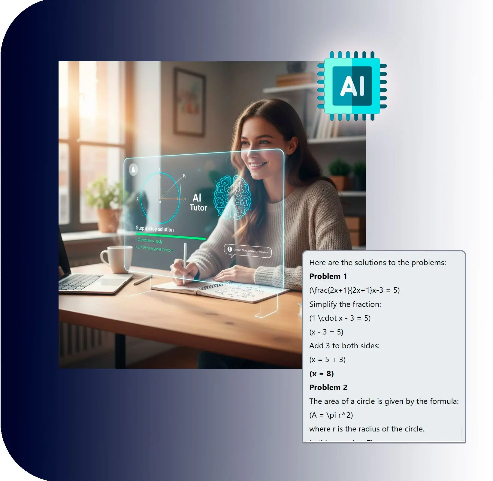Your Personalized 24/7 Tutor.