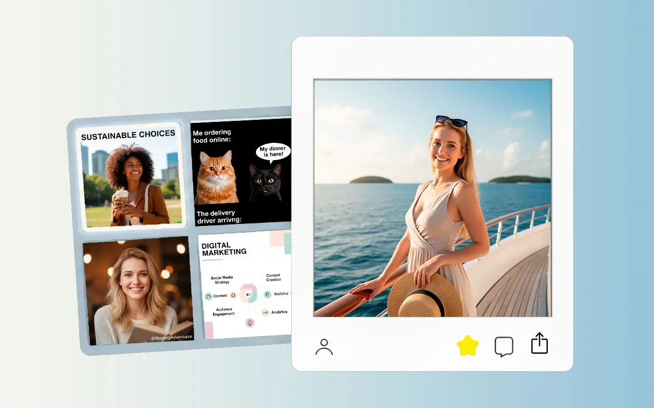 Create Anything You Can Imagine: Create Social Media Content.