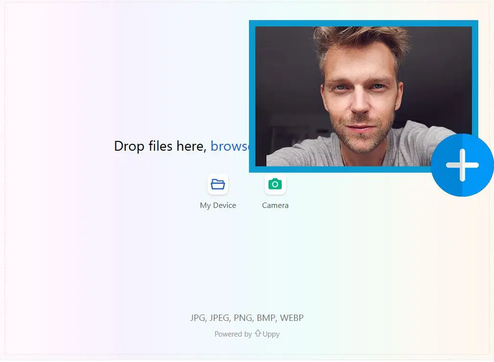 Upload Your Selfie.