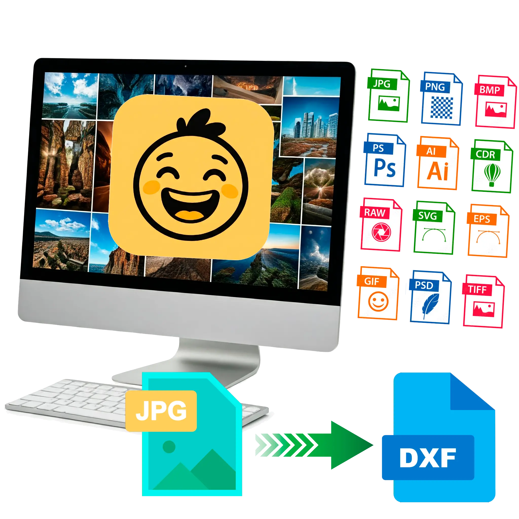 From picture to cut-ready vector.