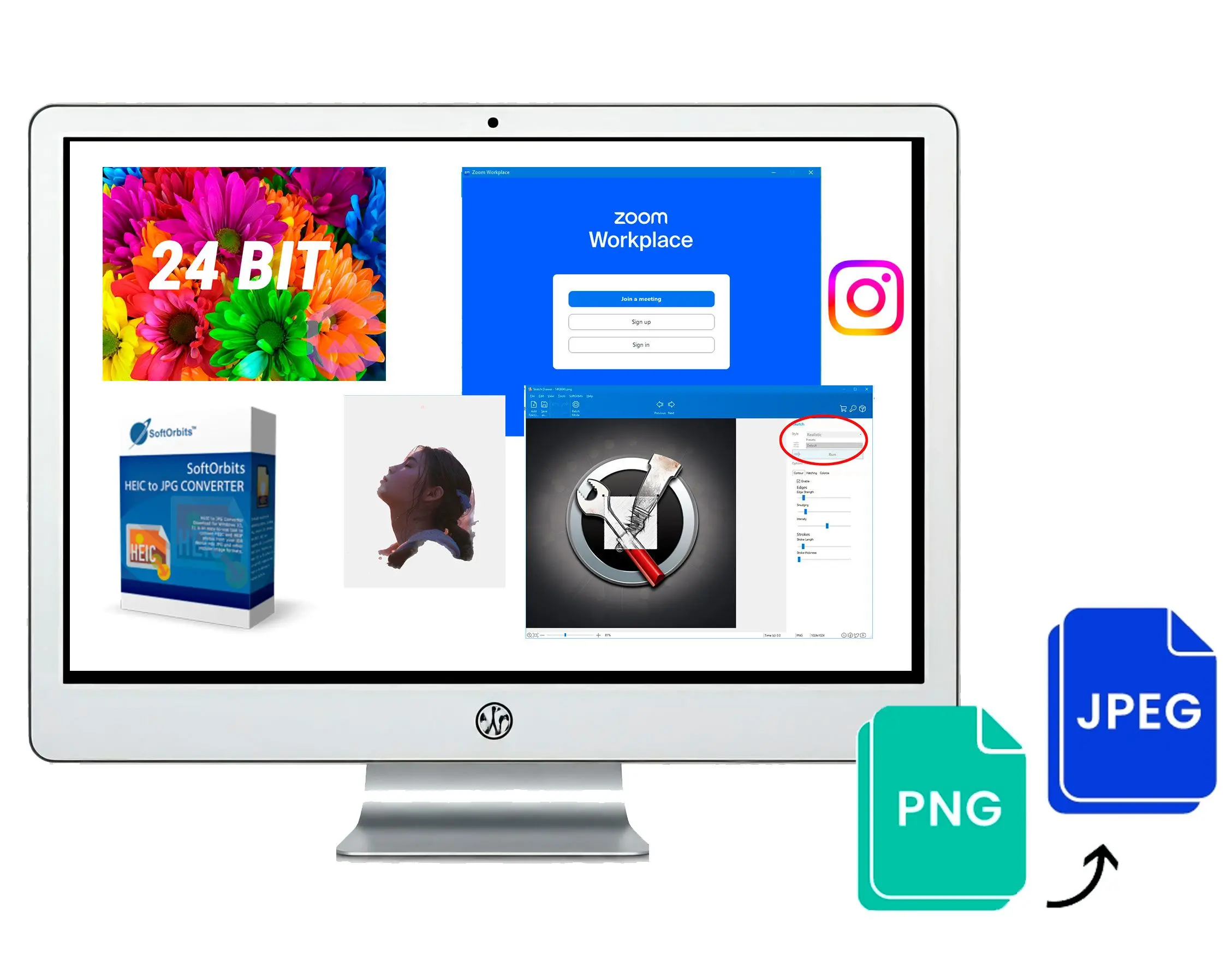 Effortless PNG to JPG Conversion.