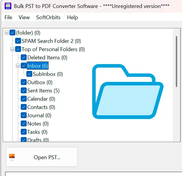 Check the folders.