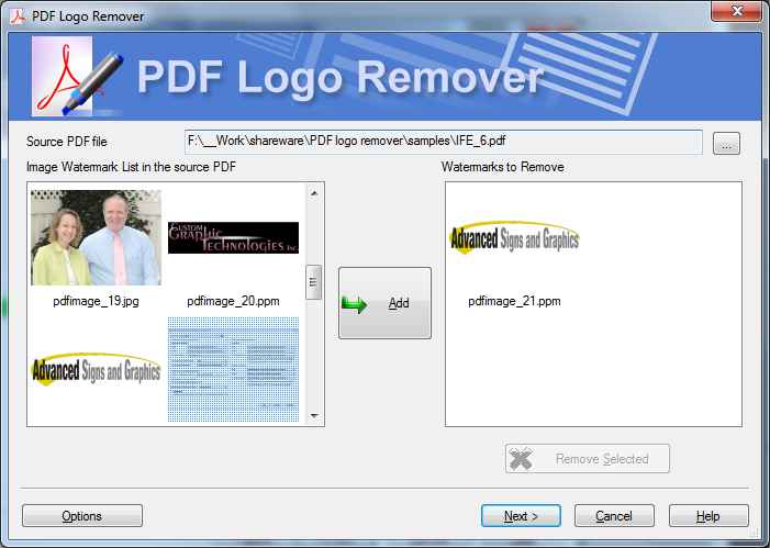 PDF Watermark Remover